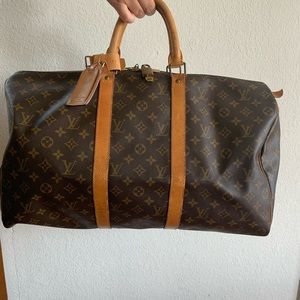 Authentic LOUIS VUITTON Keepall 50 travel …
